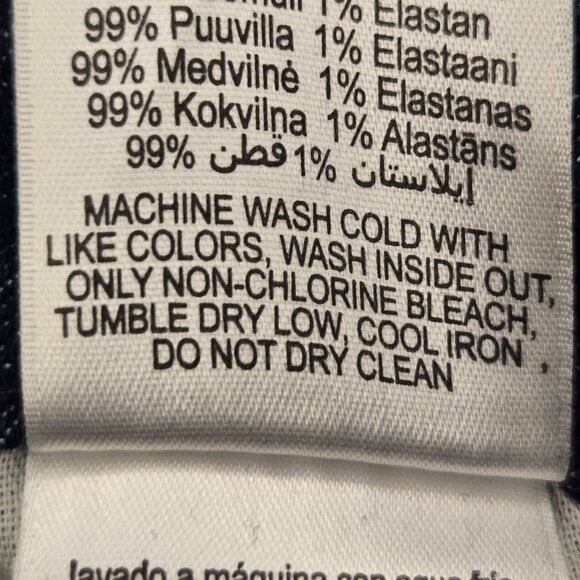 Michael Kors Selma High Rise Skinny Jeans Dusk Blue Wash Animal Print Size 2 NWT - Picture 12 of 12